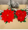 Christmas Decorations 1Pc Flower Curtains Bandages Buckle Tieback Year Decoration Curtain Strap Holder Decorative Home Accessorie