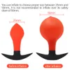 Itens de beleza Anal inflável Plugue preto macio Pump Up AR AR AR AR SILICONE DILATOR ANUS MASSAGER