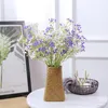 Dekorativa blommor 60 cm 108 Huvudbebisar andas konstgjorda blommorsilikonowe Gypsophila blommig bukettarrangemang för bröllopshem bord