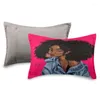 Berets 2022 Schlafzimmer 3-teilige Bettwäsche Afro Girls Black Women Partner Print Dreiteiliges Set Kissenbezug 3-teilig Benutzerdefiniertes Muster