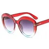 Okulary przeciwsłoneczne Duże Okrągłe Klasyczne Marka Projektant Gradient Kolorowe Ramki Okulary Szary Różowy Luksusowe Odcienie Dla Kobiet Gafas De Sol