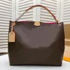 M43704 5A Qualitywomen Bag Wallet MM Hobo Classic Purse ￤kta l￤der Supple Plat rem lady axelv￤skor