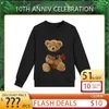 Mens Fashion Casual Sweatshirts Luxe Merk Bear Print Designer Hoodie M-4XL