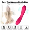 Skönhetsartiklar Nytt realistiska kraftfulla G SPOT -vibratorer för kvinnor Girls Kvinna Tyst 12 vibrationslägen Massager Diskret