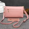 Borse da sera 2022 Vintage Cute Small Handbags Pu Leather Women Mini Crossbody Clutch Messenger femminile