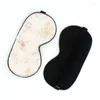 BERETS PRINT 16 MOMME 100 ٪ Silk Eye Mask Teaming Eyeshade Eyeshade Tipperfold