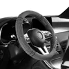 Cubiertas de volante Alcantara Auto Cover Universal Protector Interior Decoración Modificación Accesorio