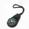 Gadgets de plein air 1PC Portable Mini Compass Survie Guide pratique avec porte-clés pour camping randonnée navigation nord chasse