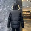 Jaqueta masculina de alta qualidade, casaco real de pele de lobo grande, sobretudo Wyndham, roupa casual, estilo de moda, inverno, roupa externa, parka, jaqueta sopradora