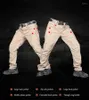 Jaktbyxor Militära taktiska män Special Combat Trousers Multi-Pocket Waterproof Wear-Resistant Casual Training Overalls