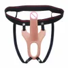 Beauty Items Strap on dildo silicone hollow penis sleeve lesbian sexy toys for women men gay strapless strapon soft s cock