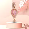 925 Charms perline in argento Pandora Charm Bracciale in oro rosa charmes ciondoli gioielli fai da te con perline fini