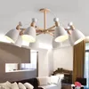 Lampade a sospensione Lampadario moderno in legno massello regolabile nordico E27 220V Cucina Soggiorno Camera da letto Appartamento Ristorante Apparecchio per la casa