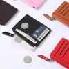 Carteira feminina Ultra PU Purse de couro de bolsa Banco de cartões Multi-Cart Bit Zipper Burse simples suporte de cartão