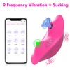 Sex toys masager toy Toys Massager Bluetooth Butterfly Wearable Sucking Vibrator for Women Wireless App Remote Control Vibrating Panties GSYC