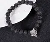 Modne pasma Natural Stone Wulkanic Stone Bracelets Eyh5