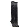 Sagace Winter Winter Boots Boots Boots Women Women Woman Pointed High Cheels Gockits Over-the-Knee Drop CSV O1213#2186K