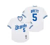 Baseball-Trikots Herren 2021 George Brett Jorge Soler Whit Merrifield Hunter Dozier Danny Duffy Adalberto Mondesi Nicky Lopez Ryan Salvador Perez Benutzerdefinierte hohe Qualität