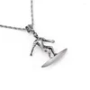 Pendentif Colliers Surf Homme Acier Inoxydable Sport Bijoux