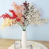 Bouquet de fleurs de cerisier artificielles, 130cm, fausses fleurs décoratives, pour arc de mariage, décoration de fête, fausse fleur en soie rose