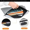 Förvaringspåsar A4 Fireproof Document Bag Waterproof Safe Money With Zipper Stängning och kombination Lock Home Office Organizer