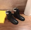 Sonbahar/Kış Tasarım Çocuk Kız Çizmeler Siyah Hakiki Deri Çocuk Moda Kısa Çizme Bebek Rahat Ayakkabılar Kutusu ile Yüksek Kalite