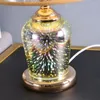 Настольные лампы Tuda Modern Lamp для спальни гостиной кровати Великобритания европейская плавка фейерверки стеклянный дом украшение