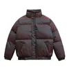Jaqueta estilista masculina com estampa de letras de algodão grosso Casaco de inverno para homens e mulheres casacos casuais tamanho S-XL JK2212