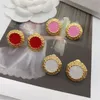 Luxusdesigner Ohrring Modemarken Ohrstöben Klassische goldene Ohrringe 5 Stile für Frauen Lady Hochzeitsfeier Geschenk Geschenk Geschenk