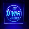 WiFi Internet Access Cafe New Sigving Signs Bar LED NEON Sign Decor Crafts217G