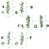 Dekorativa blommor Silktyg POGRAFI PROPPS Heminredning V￥rv￤xter Bambublad Eukalyptus L￶v blommor Arrangemangsdekoration