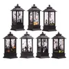 Autres fournitures de fête d'événement Halloween lanterne LED vent lumières citrouille sorcière crâne électronique bougie lumière Halloween maison fête décoration accessoire pas de batterie 220829