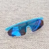 2022 Nieuwe jongens sport zonnebrillen unisex half frame schild schuifglazen spiegel fietsen brillen brillen grootte 3051