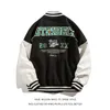 Mens Jackets Autumn Embroid Letterman Baseball Jacket Mens Bomber Coat Unisex Womens Varsity Stadium Award Jacket Casual Street 220829