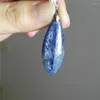 Pendentif Colliers Précieux Naturel Bleu Kyanite Guérison Gems Pierre Collier Mode Cristal Femme Hommes 37x14x5mm