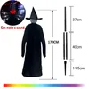 Autres fournitures de fête d'événement 13pcs Halloween LightUp Sorcières en plein air Tenant la main Horreur Props Sorcières Squelette effrayant pour la décoration Scary Ghost Props 220829