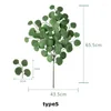 Decorative Flowers Wedding Flower Arrangement Fake Leaf Nordic Plant Artificial Eucalyptus