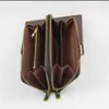 2021 Handy Double Zipper Card Pocket Wallet Pouch Zippy Coin Holder with Classic Men Coin Holders Credit Slim Bank Pres
