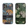 Tiger Forest Luxury Designer Cep Telefon Kılıfları İPhone 15 12 13 14 Pro Max Classic Mektup Top Marka Şok geçirmez Telefonlar Kılıf İPhone14 15Pro 13Pro 12PRO