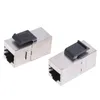 Cavi del computer 1pc RJ45 Cat6 Schederato Modulare schermato Modulo Zinco Modulo Connettore Ethernet Lan Network Extender Adattatore