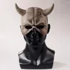 Party maskiert das schwarze Telefon Grabber Mask Cosplay Anime Film Halloween Kost￼me Accessoire Carnival Animal Horns Requisiten