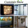 Window Stickers Static Cling Non-Adhesive Film Privacy Frosted Glass Bathroom Door Decoration CoveringWindow