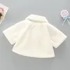 Giubbotti 3 mesi - 4 anni vestiti per bambina calda giacca a vento autunno inverno per ragazze carino mantello in peluche cappotto capispalla per bambini