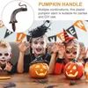 Décoration de fête Autres Fournitures d'Événement 4pcs Tige de Citrouille Bricolage Poignée Récolte Accessoire Halloween Pour La Maison