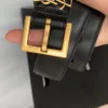 Ceinture pour femmes pour femmes ceintures de créateur dame 20mm réplique officielle de marque de luxe de qualité supérieure en cuir de veau 113