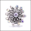 Sluitingen Haken Groothandel Strass Sluiting 18Mm Drukknoop Vuurwerk Vorm Sluiting Metalen Bedels Voor Snaps Sieraden Findi Dhseller2010 Dh2Wh