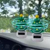 Interior Decorations Idea Gift Car Interor Decoration Christmas Dancing Doll Ornament Autonomous Energy-Saving Solar Swinging TreeInterior