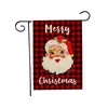 Świąteczny dekoracja flagi ogrodu Święty Święty Snowman Flagi dwustronne Banery samochodowe Choin Tree Banery Xmas Outdoor Gardens Banner BH7481 Tyj