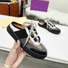 Designer-Freizeitschuhe, Time Out-Sneaker, Damen-Turnschuhe, Kalbsleder-Leder-Sneaker, bedruckt, offener Rücken, mit Box