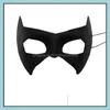Maschere per feste Maschera per mascherata Uomo Halloween Hero Eyemask Festa veneziana Mardi Gras Phantom Opera Ball Puntelli Colorf Stili Mti Drop Deli Dhj0B